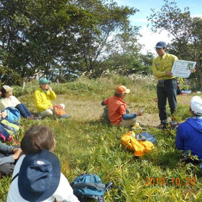 東お多福山での植生観察